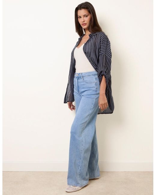 Blue Vanilla Blue Light Weight Stretch Flared Jeans