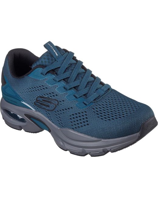 Skechers Blue Skech-Air Ventura 232655-Tlbk/ Lace Up Shoes for men