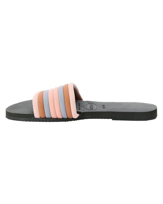 Havaianas Black Ladies Flat Flip Flops