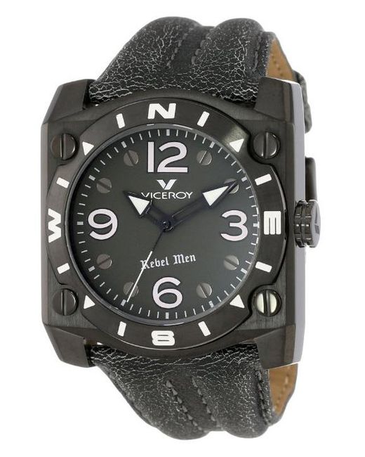 Viceroy Gray Rebel Watch. Leather for men