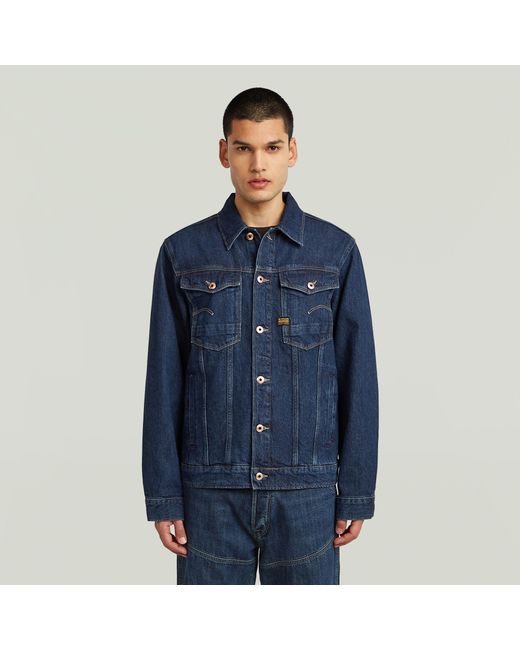 G-Star Blue Arc 3D Denim Jacket for men