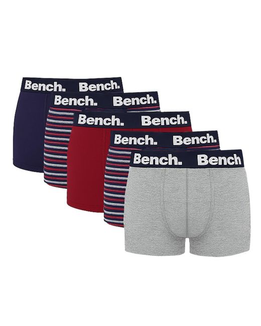 Bench Blue Lobato 5Pk Boxer Shorts for men