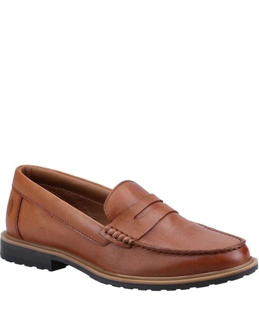 Hush Puppies Brown Verity Leather Casual Shoes
