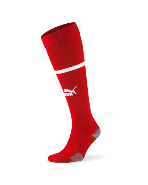 PUMA Red Switzerland Football Banded Replica Socks for men