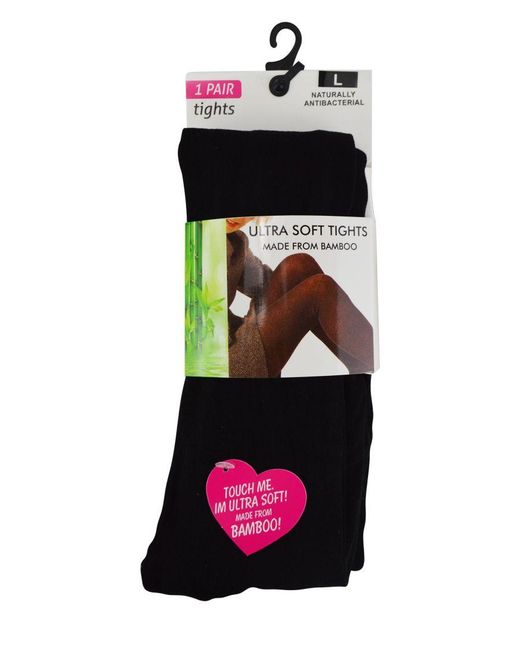 Sock Snob Black 2 Pack Bamboo Tights For