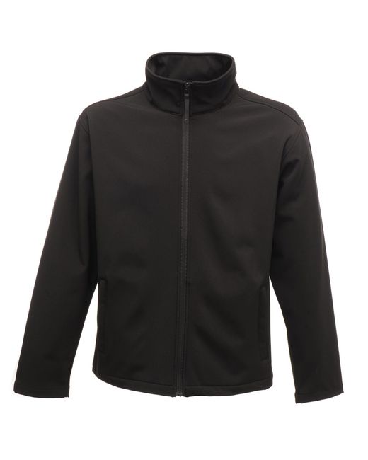 Regatta Black Classic Water Repellent Softshell Jacket for men