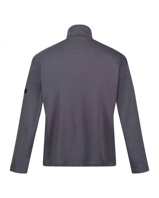 Regatta Blue Ferdo Fleece Top (Dark) Cotton for men