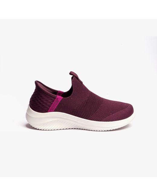 Skechers Purple 149594/Wine Ultra Flex 3.0-Shiny Night Casual Shoes Wine
