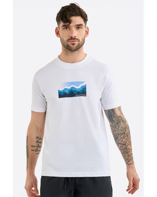 Nautica White Allington T-Shirt for men