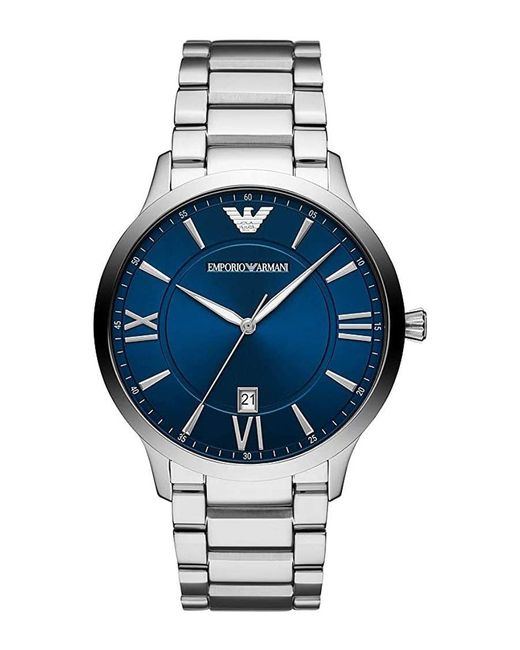 Emporio Armani Giovanni Mannen Horloge Zilverkleurig Ar11227 in het Metallic voor heren
