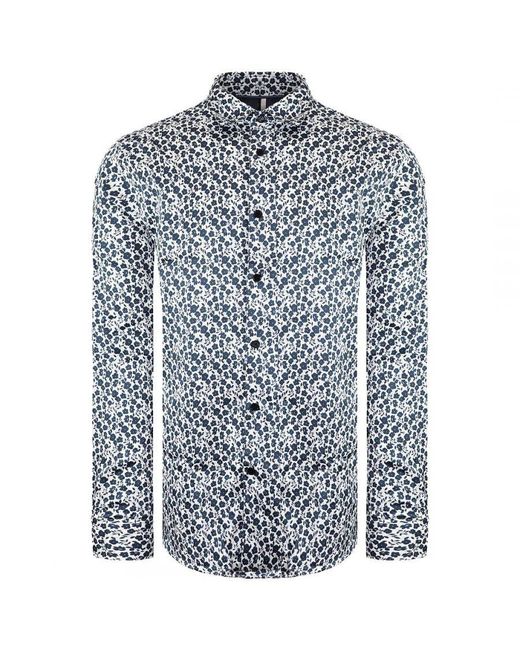 Ted Baker Blue Capua / Ditsy Shirt for men