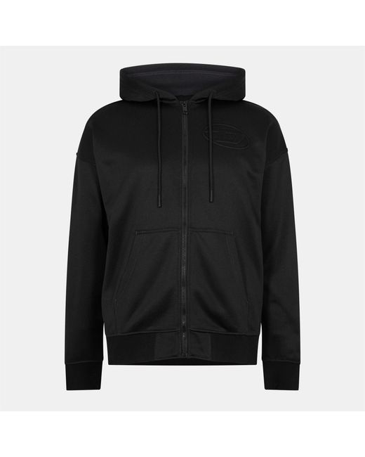 DIESEL Black Rby Hoody Zp Flp for men