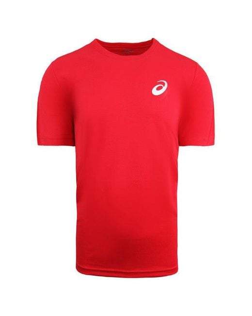 Asics Red Essentials T-Shirt for men