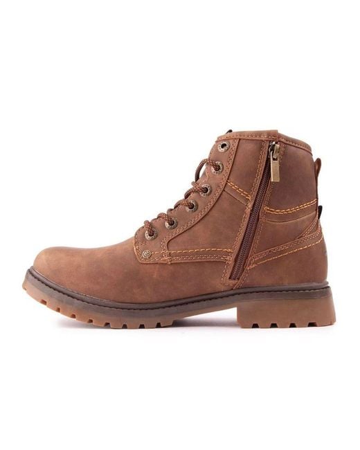 Jeep Brown Indiana Zip Boots for men