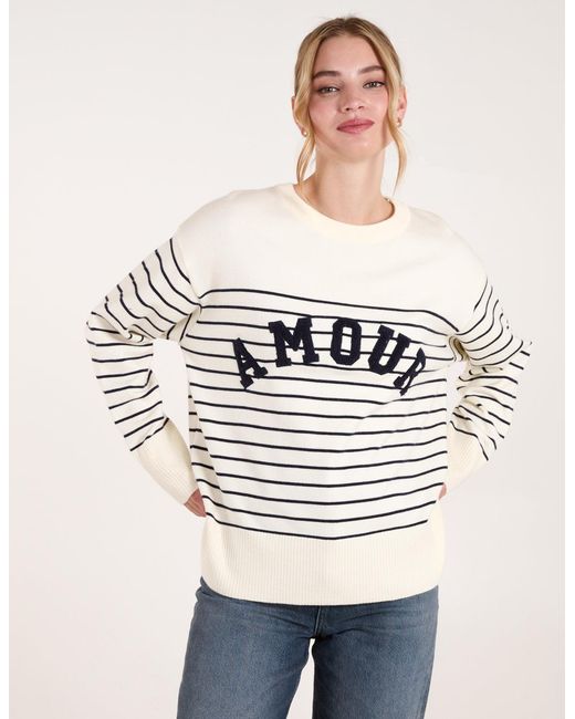 Blue Vanilla Natural Amour Towelling Jumper