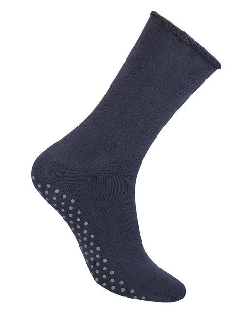Steve Madden Blue Cotton Slipper Socks for men