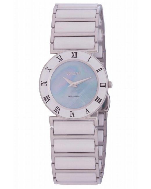 JOWISSA White Roma Mother Of Pearl Watch