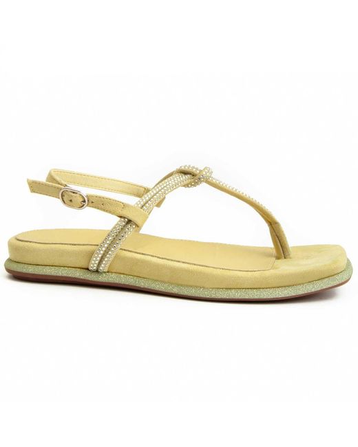 Montevita Metallic Sandal Prins Grön