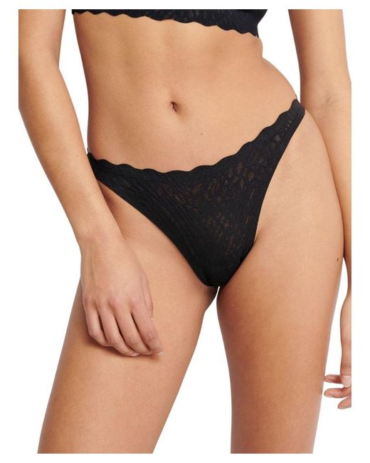 Sloggi Black Zero Feel Bliss String Thong