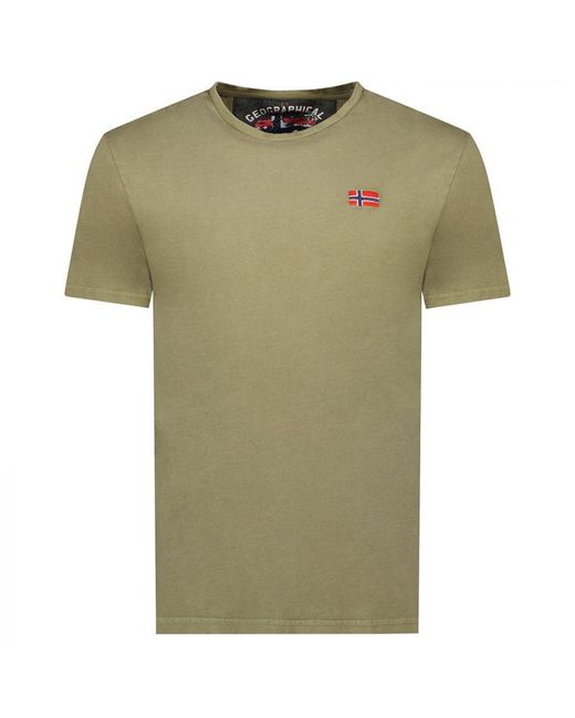 GEOGRAPHICAL NORWAY Green Short Sleeve T-Shirt Sy1363Hgn for men