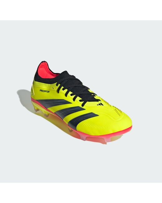Adidas Yellow Predator 24 Pro Firm Ground Boots