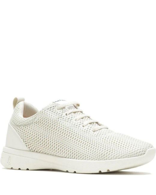 Hush Puppies Good Shoe 2.0 Lace Up Trainers (steen) in het White