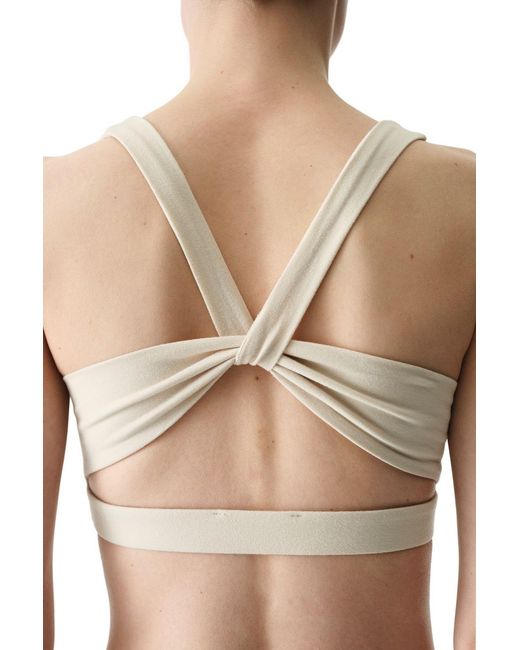 Penti Natural Ribbed Cotton Modal Sports Bra