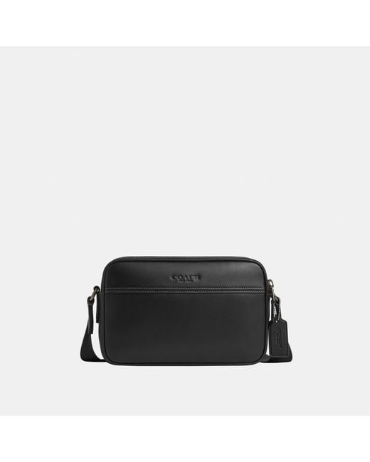 COACH Smooth Leather Graham Crossbody Bag in White for Men Lyst UK