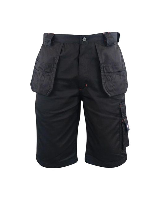 Lee Cooper Black Cargo Shorts for men