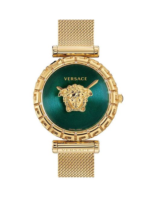 Versace Metallic Vedv00819 Palazzo Empire Greca Ladies Watch