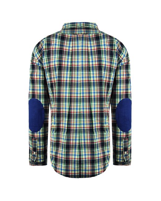 Eden Park Blue Regular Oxford Shirt for men