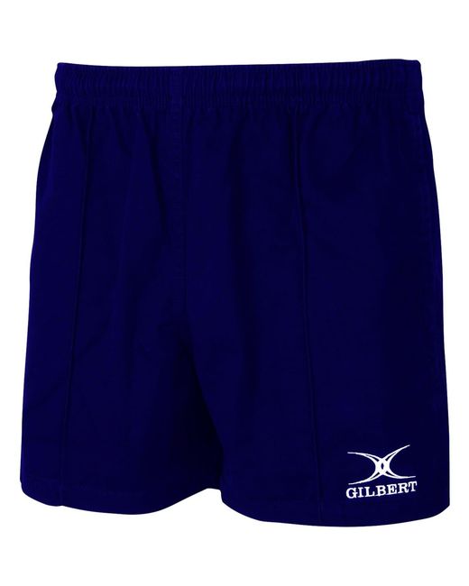 Gilbert Blue Kiwi Denim Bermuda Shorts With Elasticated Waistband for men