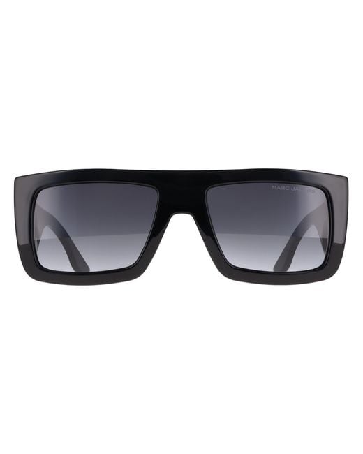 Marc Jacobs Black Rectangle Dark Gradient 775/S