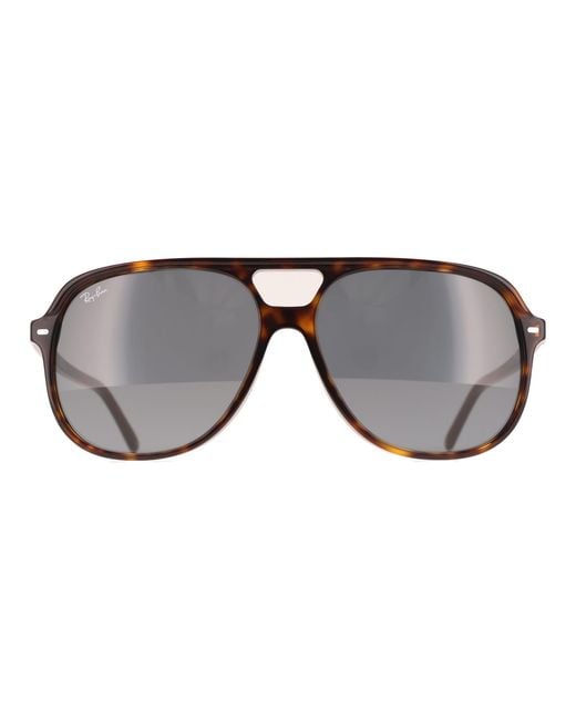 Ray-Ban Gray Square Havana Rb2198 Bill for men