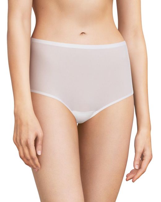 Chantelle White Softstretch High Waisted Brief