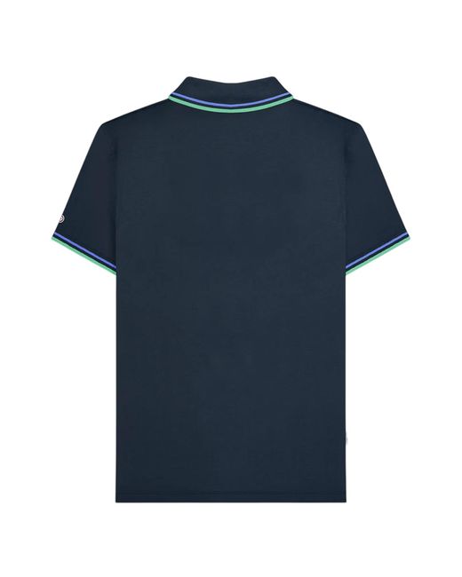 Lambretta Blue Ss25 Twin Tip Polo Shirt /Cameo) Cotton for men