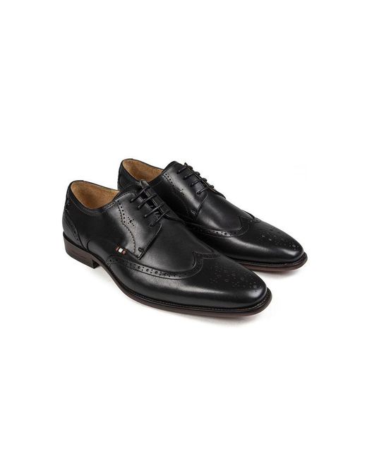 Simon Carter Black Beagle Shoes for men