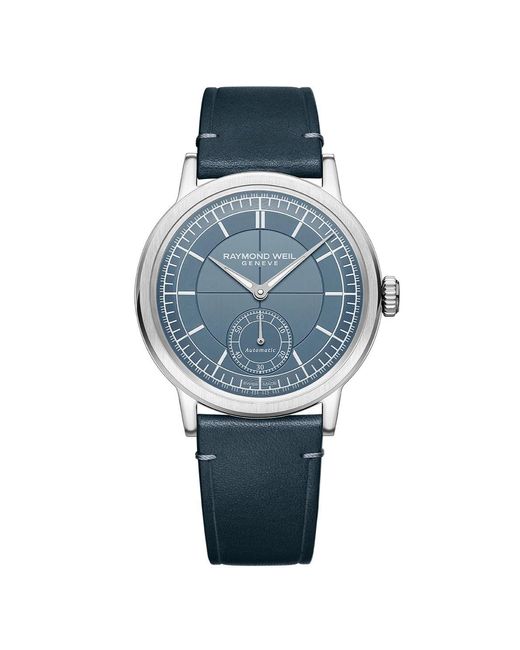 Raymond Weil Blue Millesime Watch 2930-Stc-50011 Leather for men