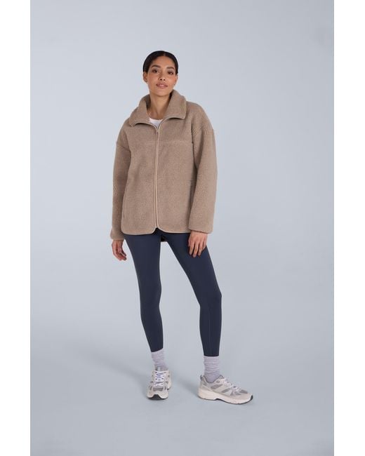 Mountain Warehouse Natural 'Anna' Fleece Sweater Full Zip Warm Cosy Jacket