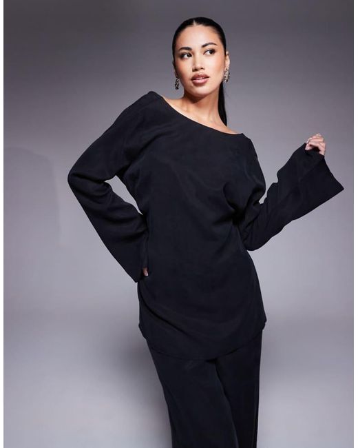 ASOS Blue Soft Long Sleeve Top Co-Ord