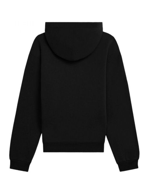 Céline Celine Katoen-jersey Hoodie Met Logoprint Zwart in het Black voor heren
