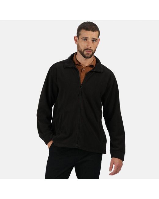 Regatta Black Thor 350 Full Zip Fleece Jacket for men