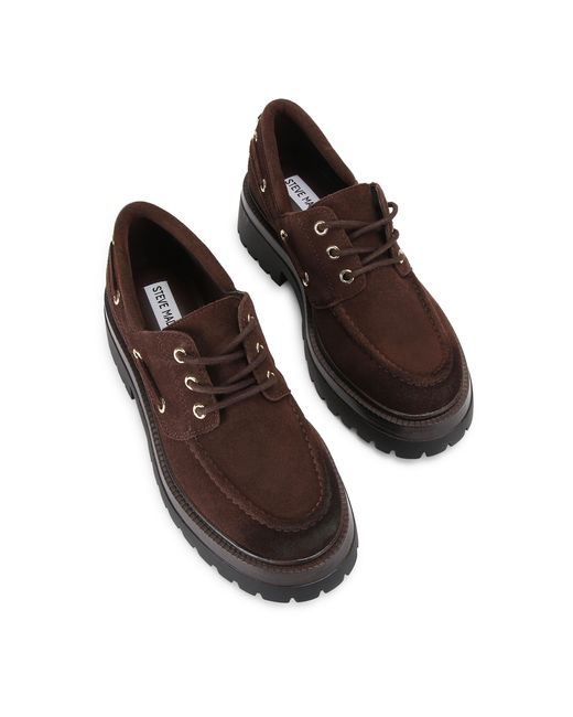 Steve Madden Brown Suede Detroit Sneakers