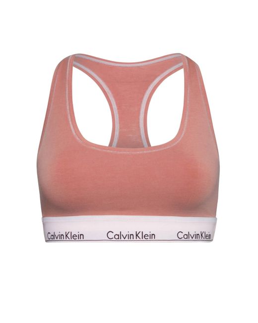 Calvin Klein Pink Niet-Voorgevormde Bh Top Roze