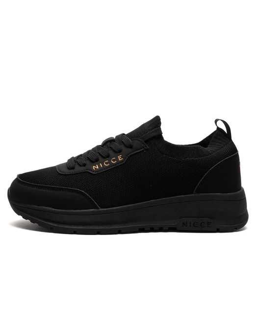 Nicce London Black Deolin Trainers for men