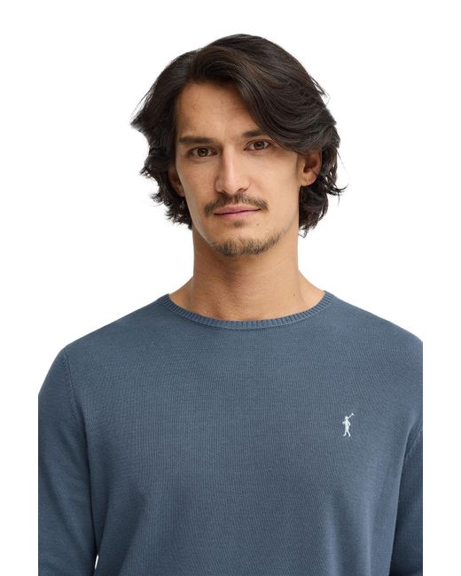 POLO CLUB Blue Crew Neck Sweater Pullover10 for men