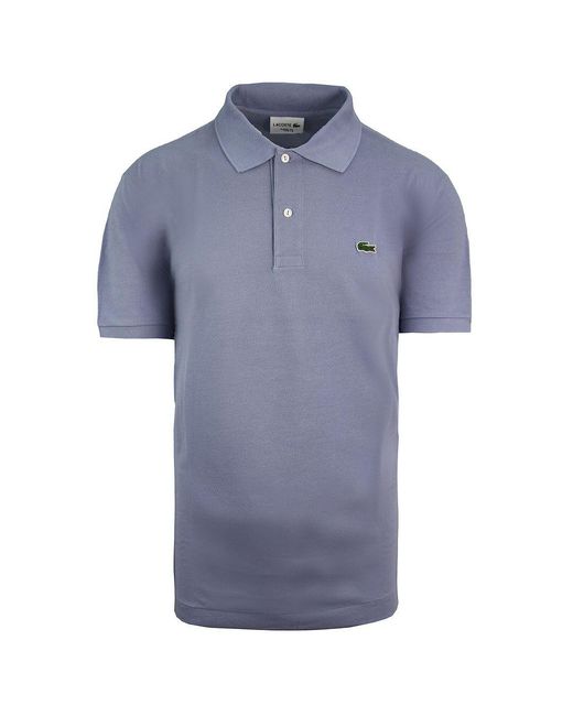 Lacoste Blue Classic Fit Polo Shirt Cotton for men