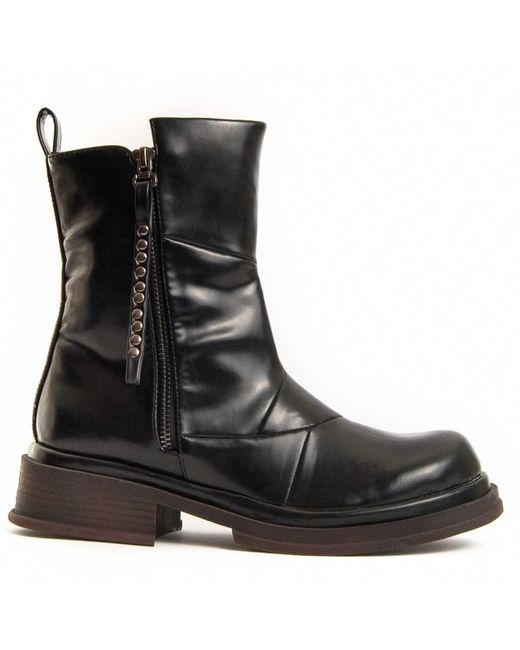 Montevita Black Heel Ankle Boot Motta