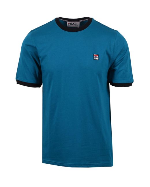 Fila Blue Marconi Essential Ringer Tee Deep Lagoon for men