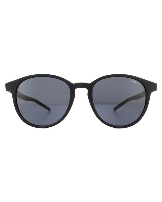 Boss Black Hugo Boss By Round Matte Sunglasses for men